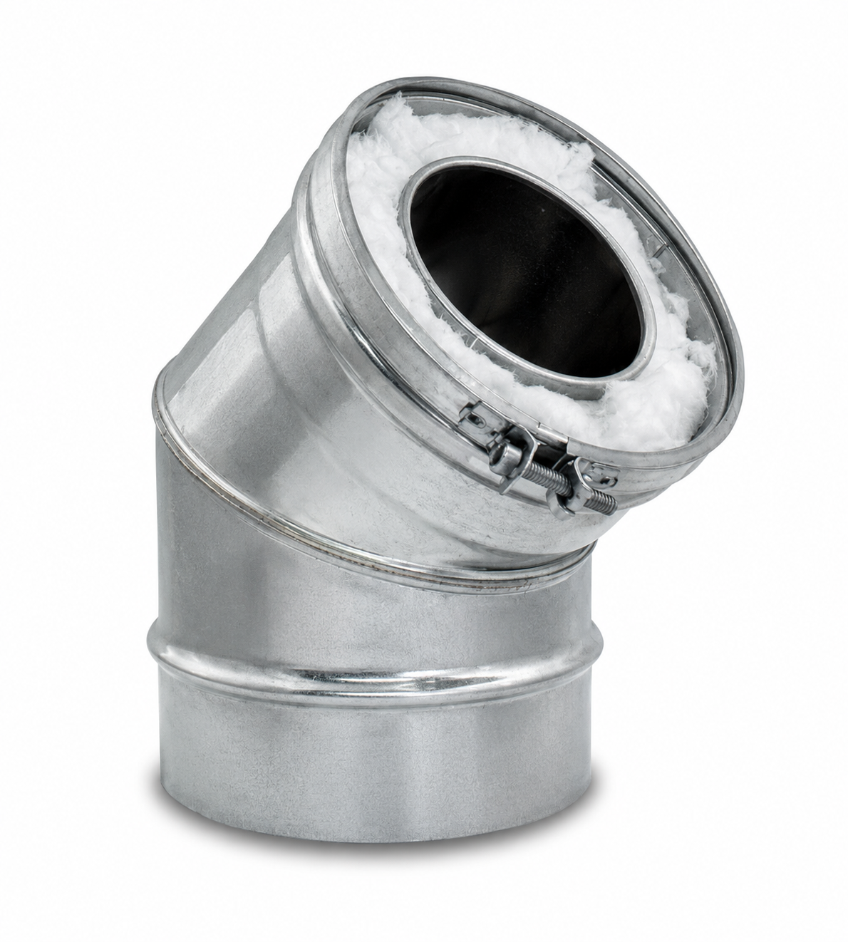 Codo 45º - Serie Modular Aislada Inox EI30