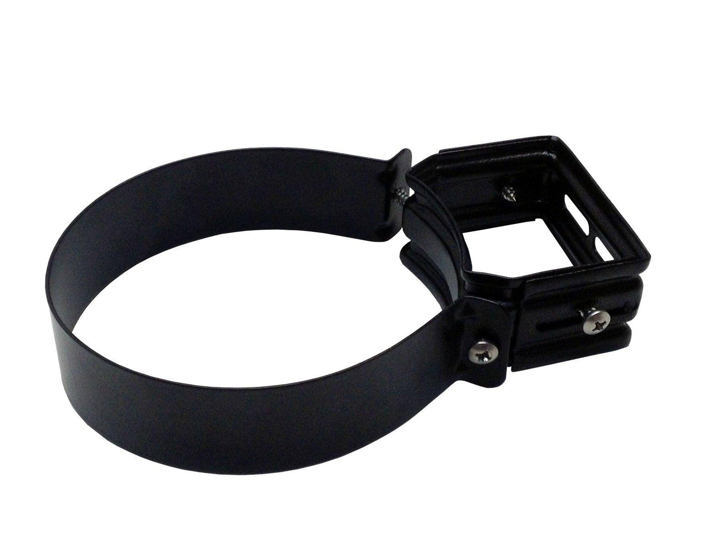 Abrazadera de Fijación a Pared Regulable - Serie Pellet Inox Negra