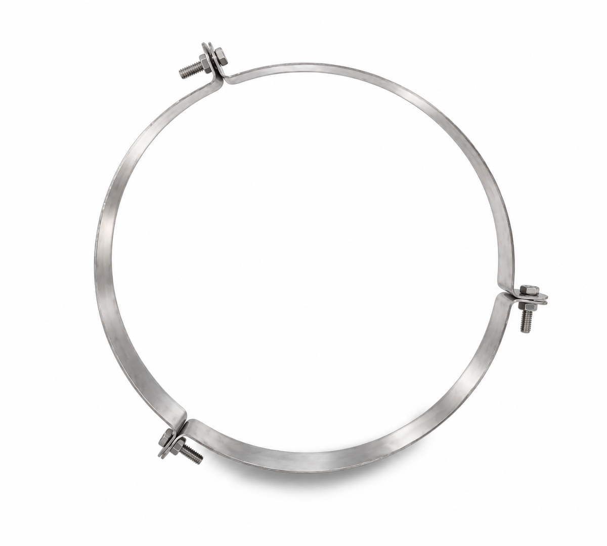 Abrazadera de Vientos en Acero Inoxidable para Conductos Aislados - Serie Modular Aislada
