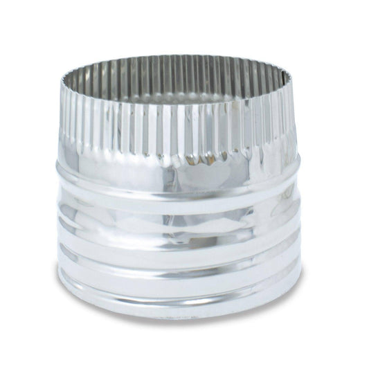 Convertidor de Tubo Liso a Tubo Flexible de Doble Capa Macho en Acero Inoxidable