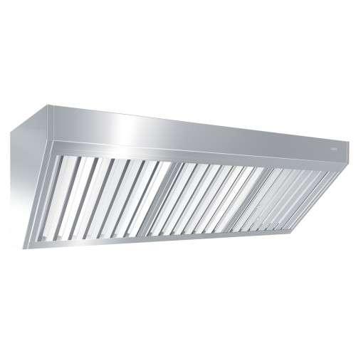 Campana Extractora Industrial Modelo Económico en Acero Inoxidable para Pared o Central a Techo