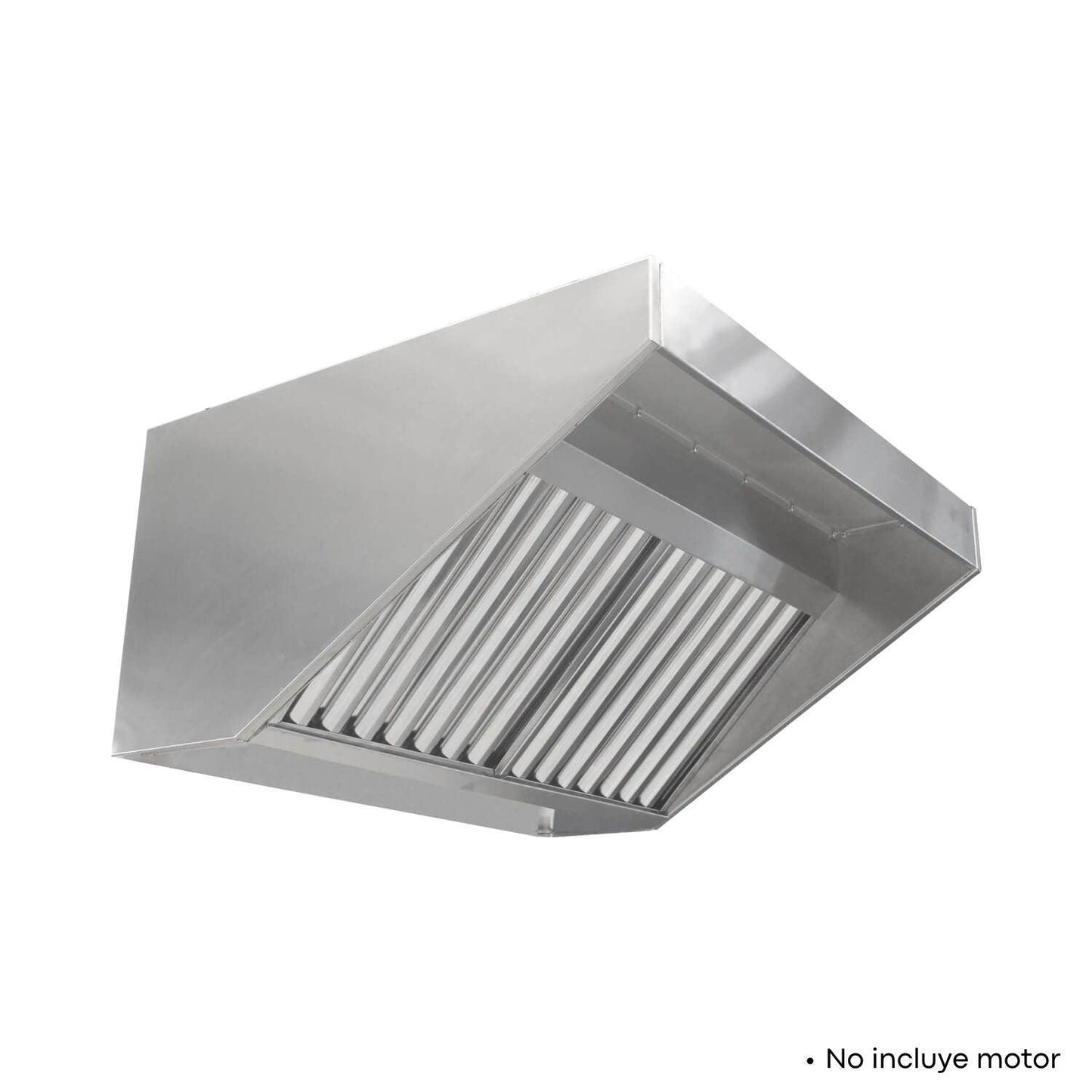 Campana Extractora Industrial Modelo Visera en Acero Inoxidable para Pared o Central a Techo