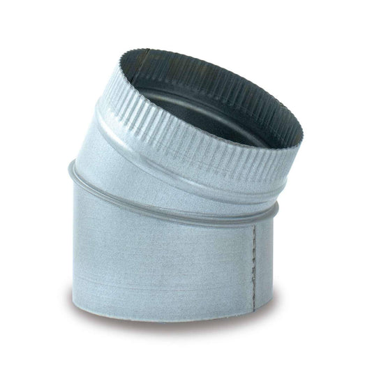 Codo de Sectores para chimeneas en Acero Galvanizado - Ángulo 30º - Serie lisa