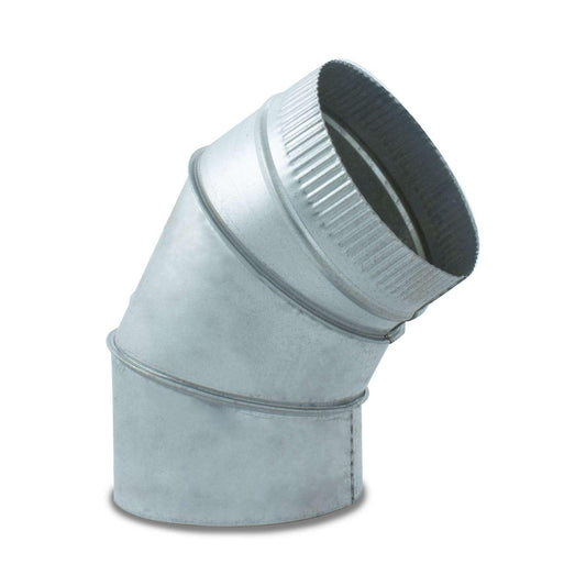 Codo de Sectores para chimeneas en Acero Galvanizado - Ángulo 60º - Serie lisa