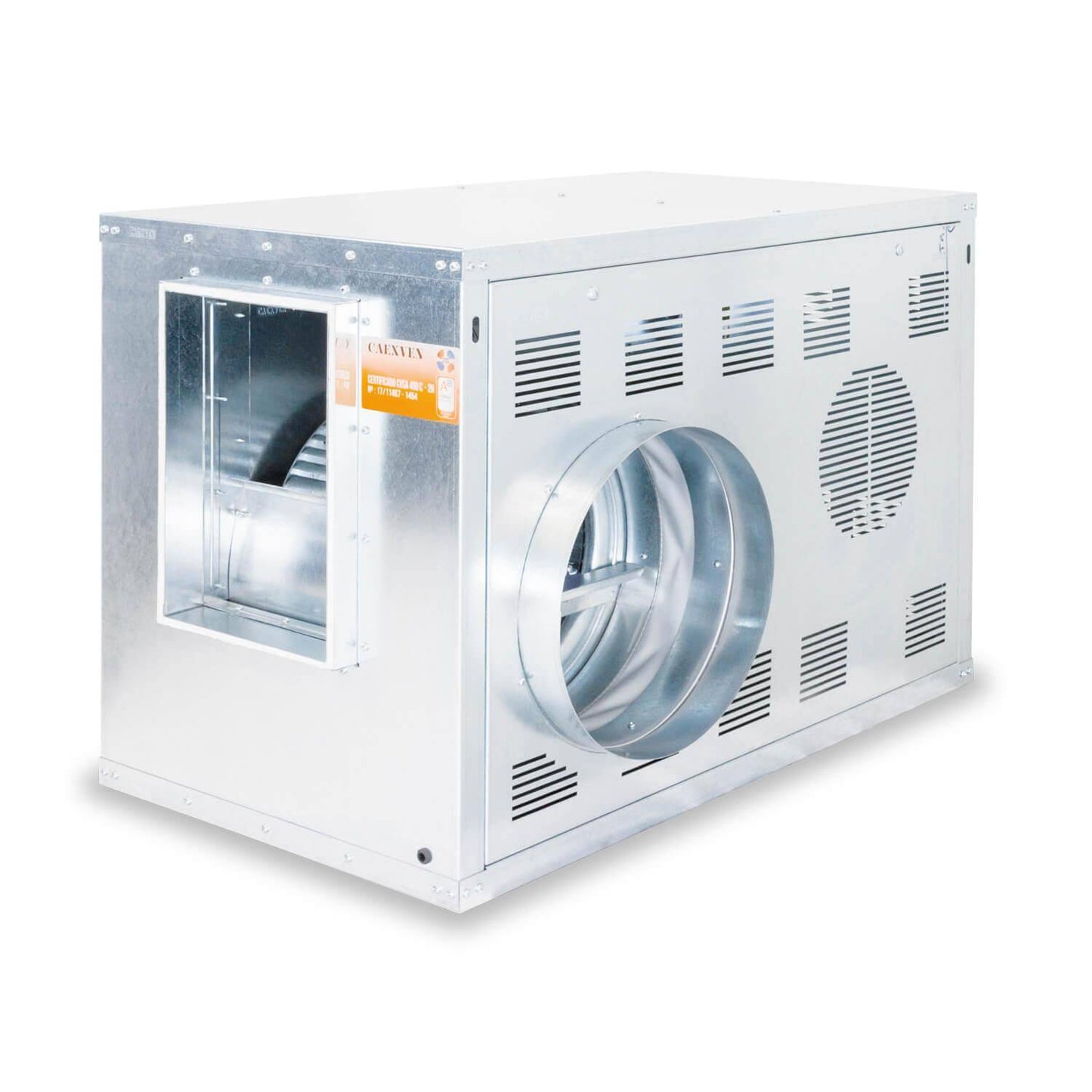 Unidad De Ventilación Con Motor De Simple Aspiración a Transmisión y Ventilador - Entrada Derecha - Max 400ºC