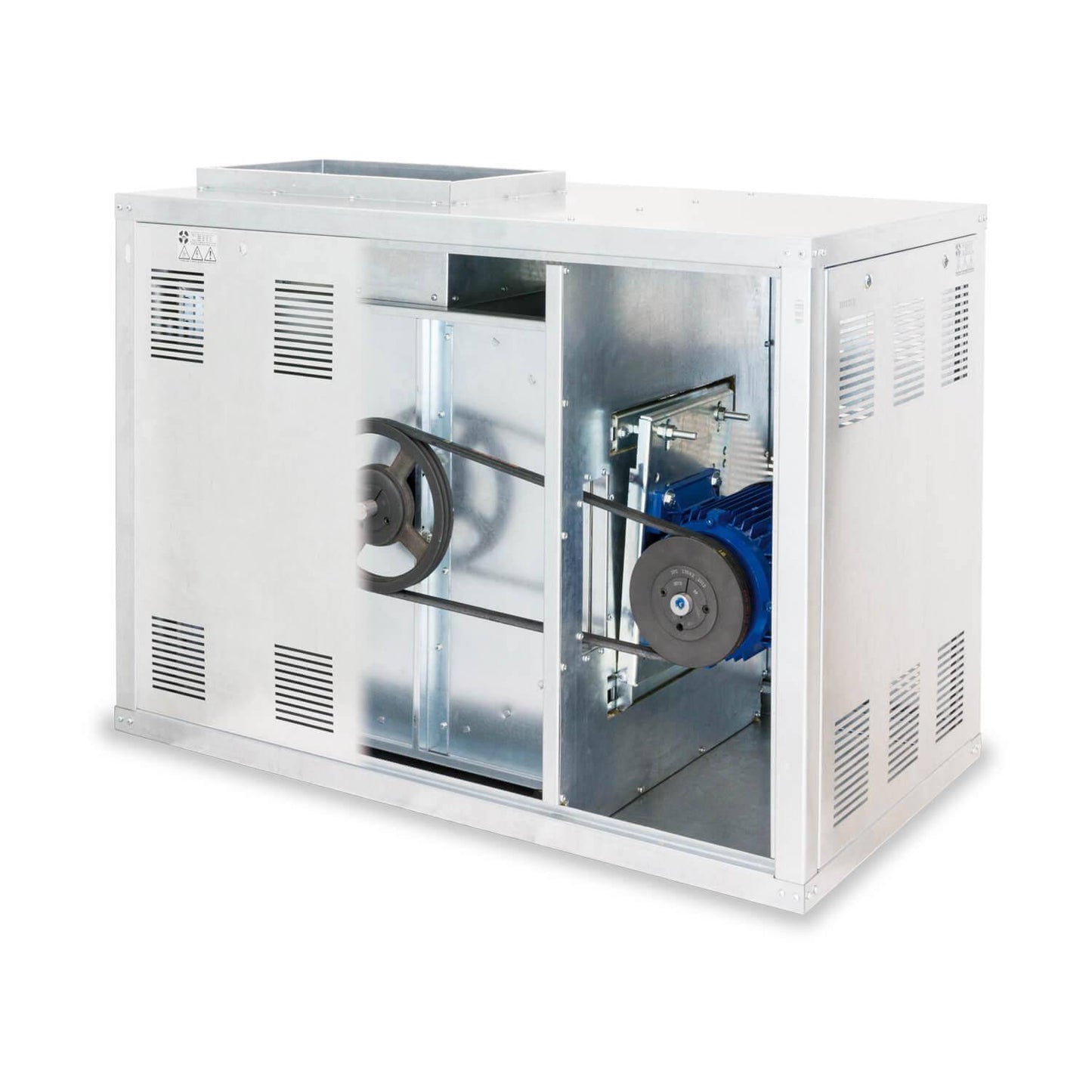 Unidad De Ventilación Con Motor De Simple Aspiración a Transmisión y Ventilador - Entrada Izquierda - Max 400ºC