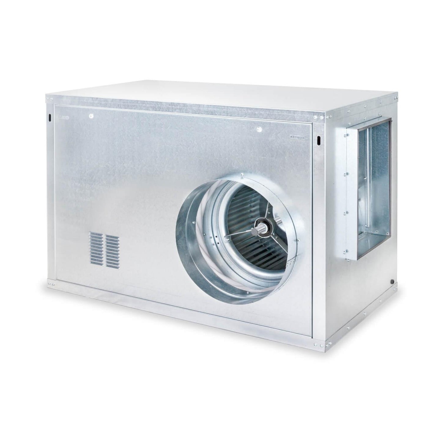 Unidad de Ventilación de Simple Aspiración con Motor a Transmisión - Entrada Izquierda