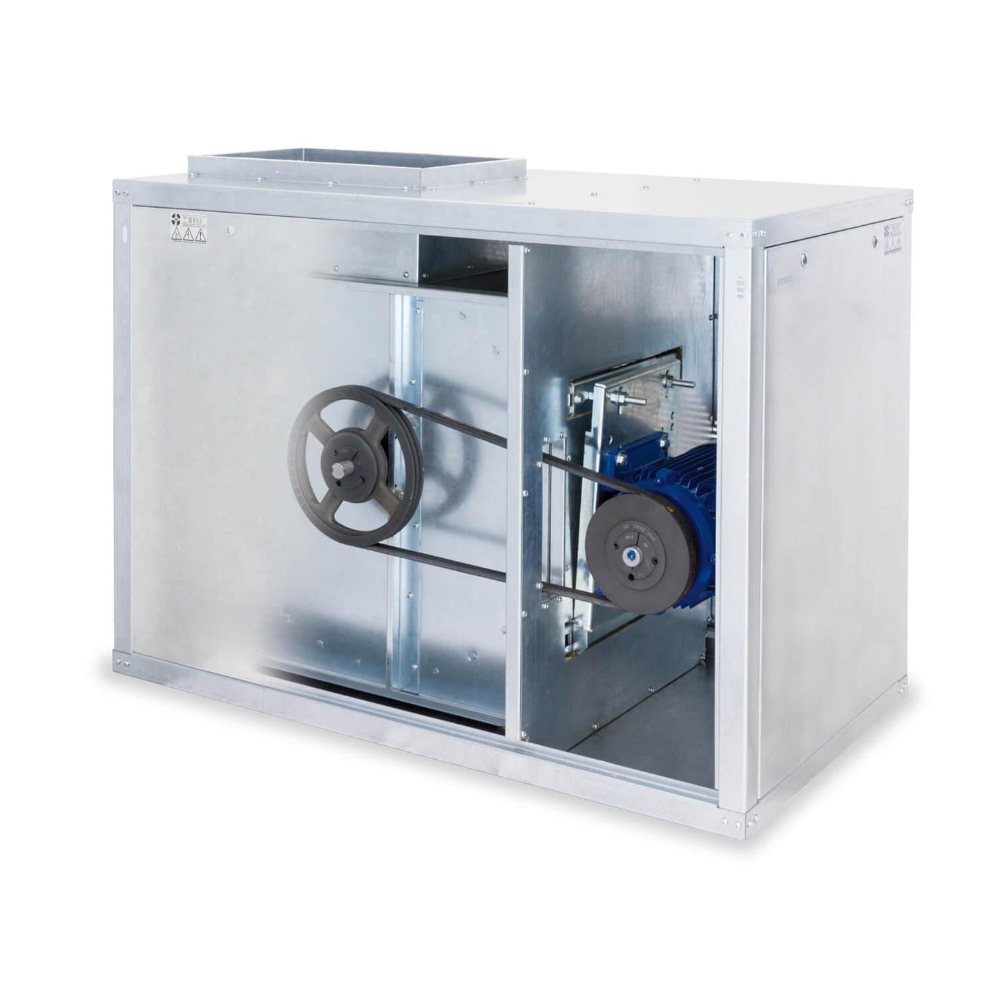 Unidad de Ventilación de Simple Aspiración con Motor a Transmisión - Entrada Izquierda