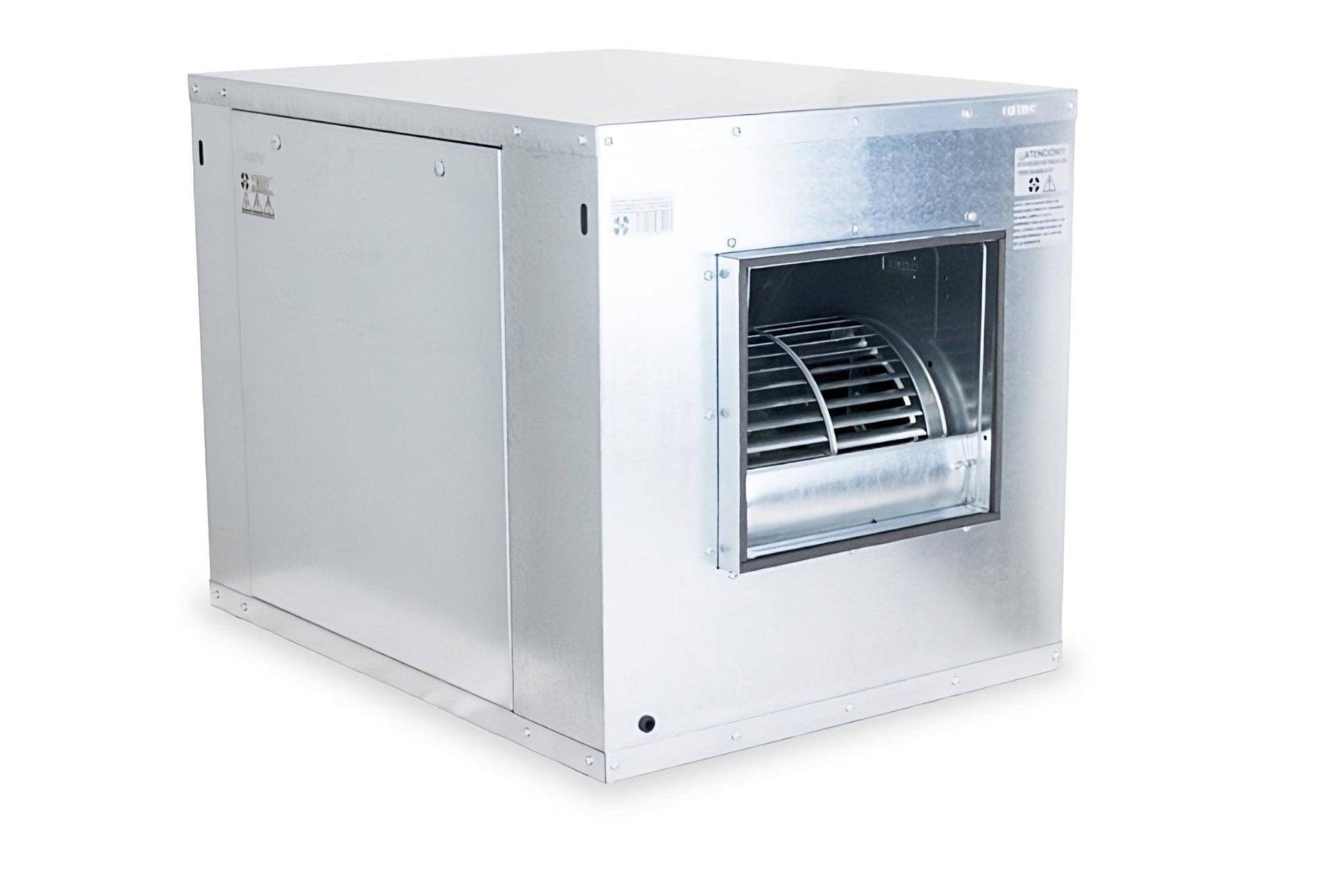 Caja de Ventilación con Turbina Extractora Ventilador Centrifugo de Doble Aspiración y Motor a Transmisión