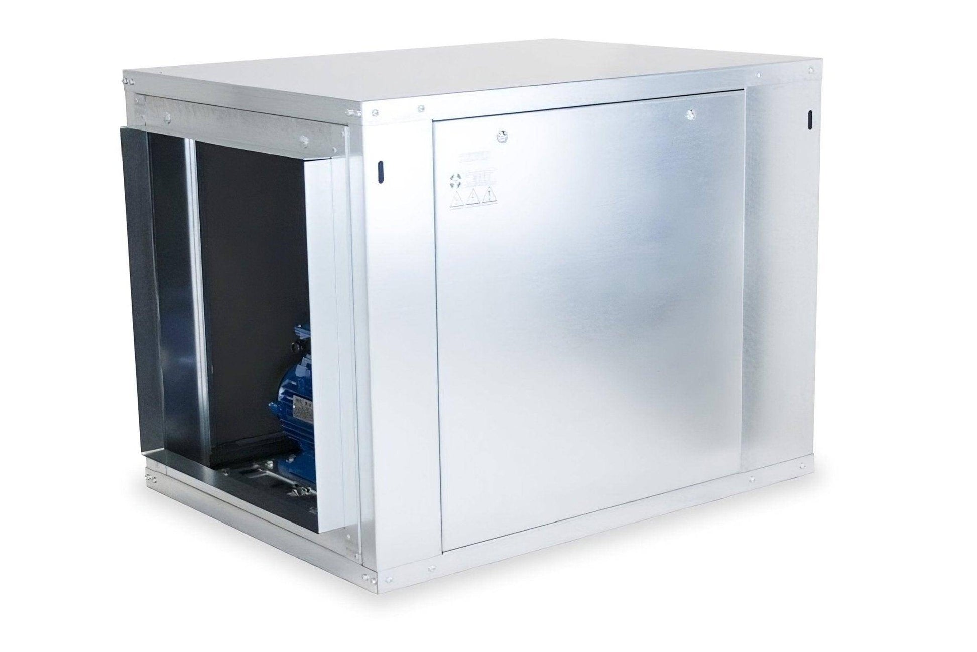 Caja de Ventilación con Turbina Extractora Ventilador Centrifugo de Doble Aspiración y Motor a Transmisión