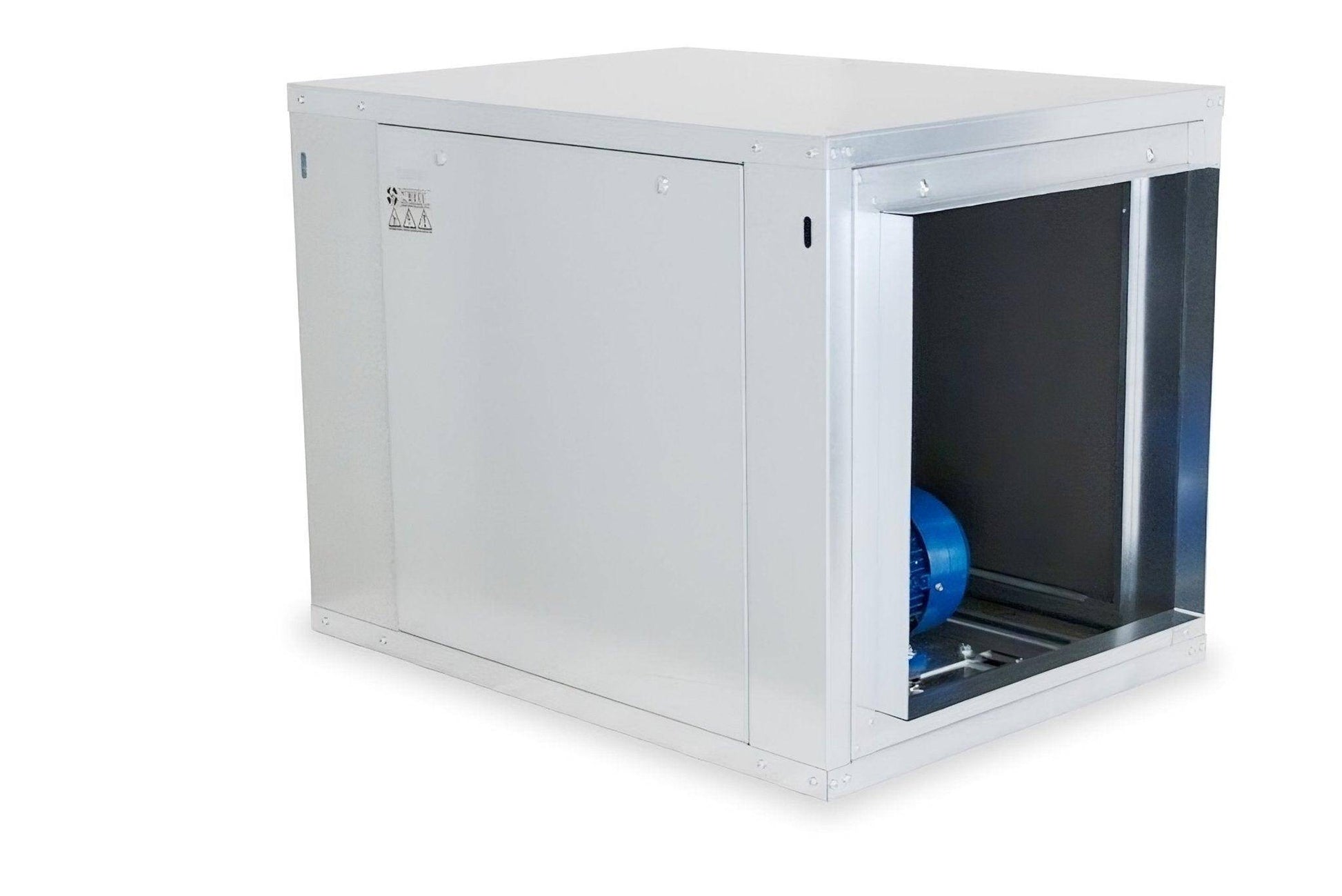 Caja de Ventilación con Turbina Extractora Ventilador Centrifugo de Doble Aspiración y Motor a Transmisión