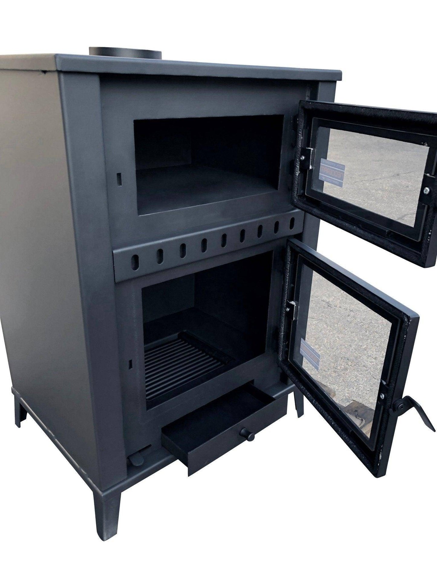 Estufa de Leña con Horno ECODESIGN