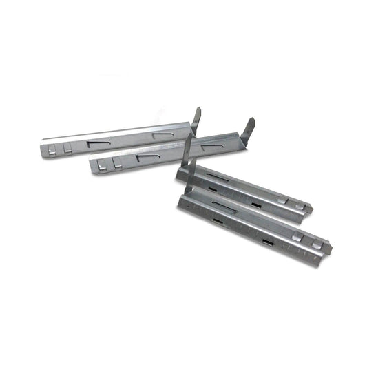 Lado Marco de Aluminio para Rejilla de Ventilación en Aluminio Plateado