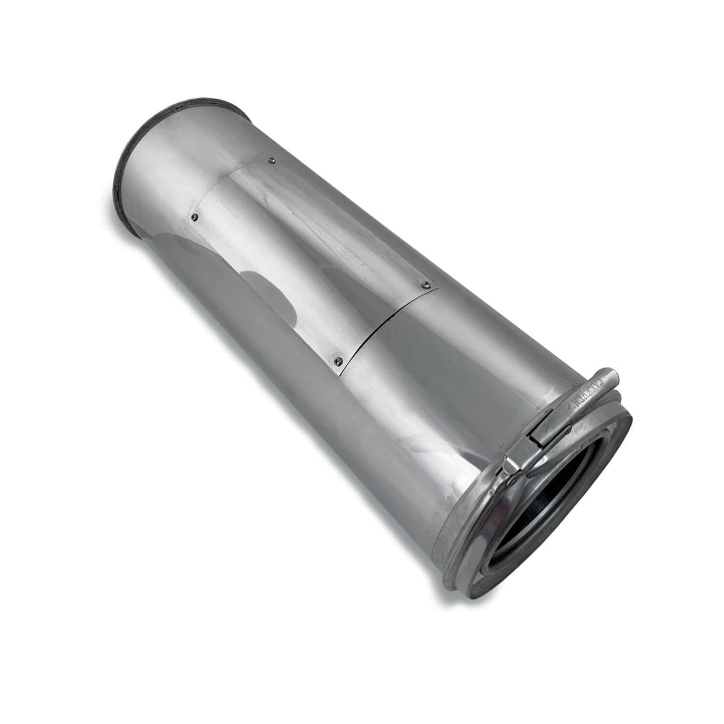Tubo de Doble Pared con Registro de Comprobación en Acero Inoxidable Longitud 50 cm - Serie Modular Aislada