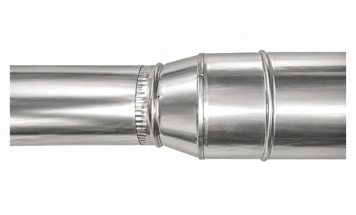Reducción para chimeneas en Acero Inoxidable - Serie Lisa
