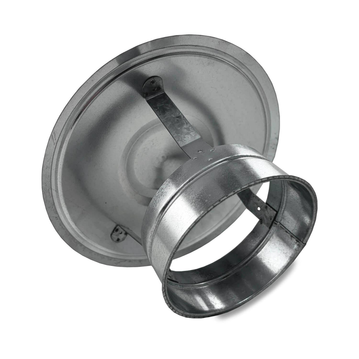 Sombrerete Fijo en Acero Galvanizado para Conductos Aislados - Serie Modular Aislada