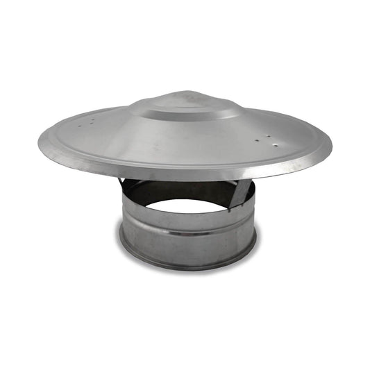 Sombrerete Fijo en Acero Inoxidable para Conductos Aislados - Serie Modular Aislada