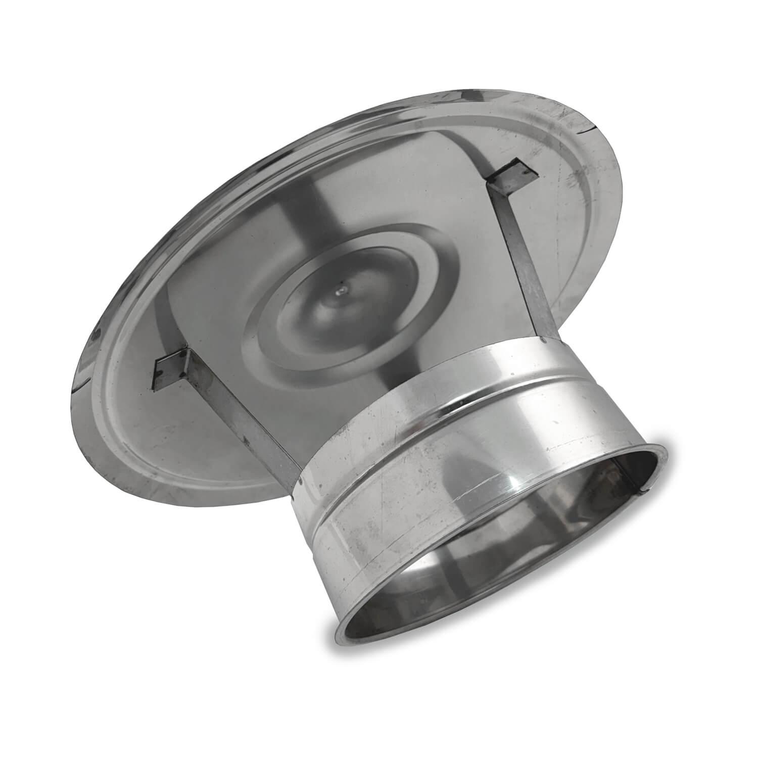 Sombrerete Fijo en Acero Inoxidable para Conductos Aislados - Serie Modular Aislada