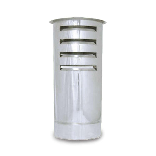 Sombrerete Tubular en Acero Inoxidable - Serie Lisa y Helicoidal