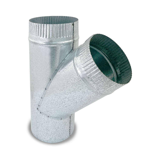 TE para chimeneas en Acero Galvanizado - Ángulo 45º - Serie lisa