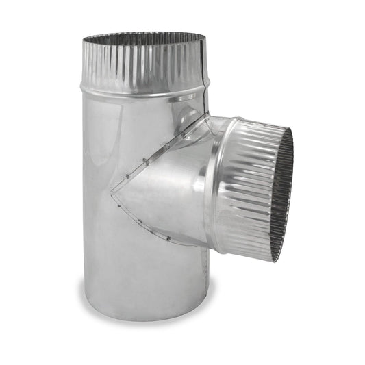 TE para chimeneas en Acero Inoxidable - Ángulo 90º - Serie lisa
