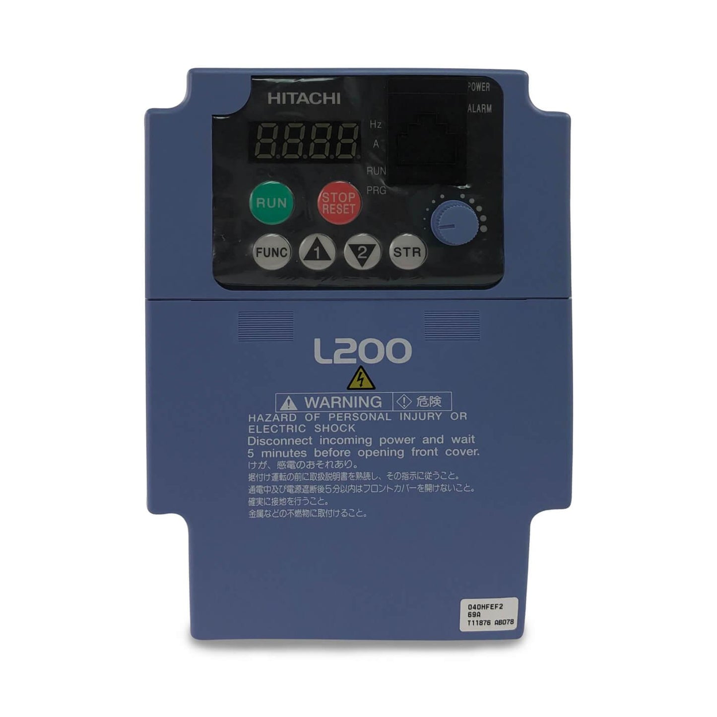 Variador de Frecuencia Alimentación Monofásica 230V