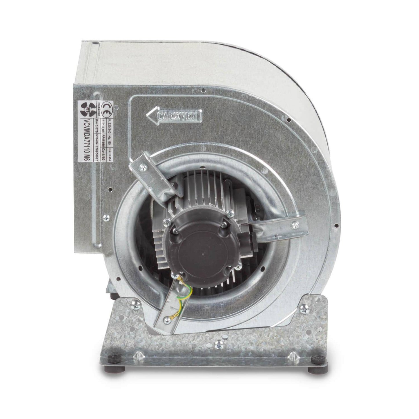 Turbina Extractora con Ventilador Centrifugo de Doble Aspiracion