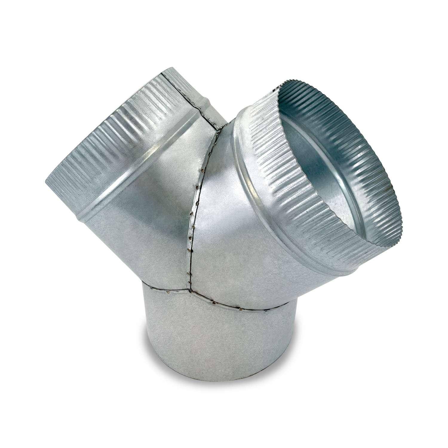 Y para chimeneas en Acero Galvanizado - Serie Lisa