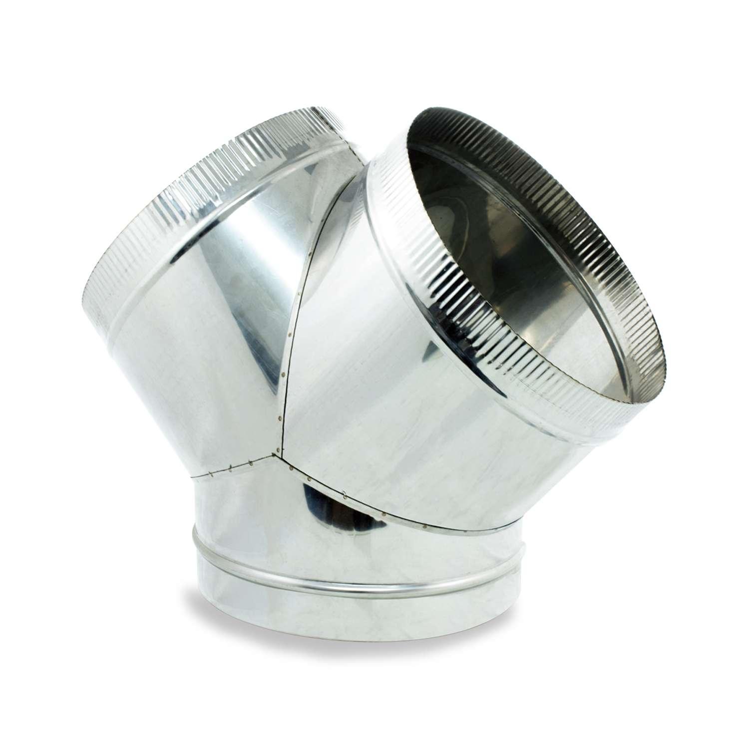 Y para chimeneas en Acero Inoxidable - Serie Lisa