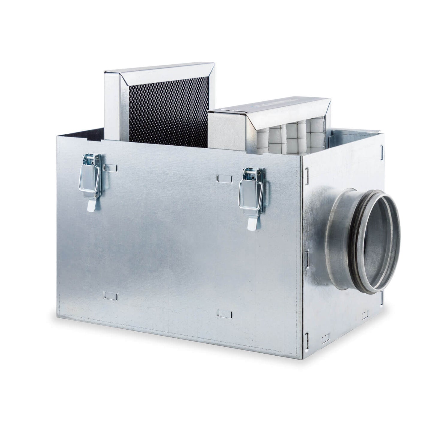 Caja Portafiltros de Acero Galvanizado para Filtros de Panel