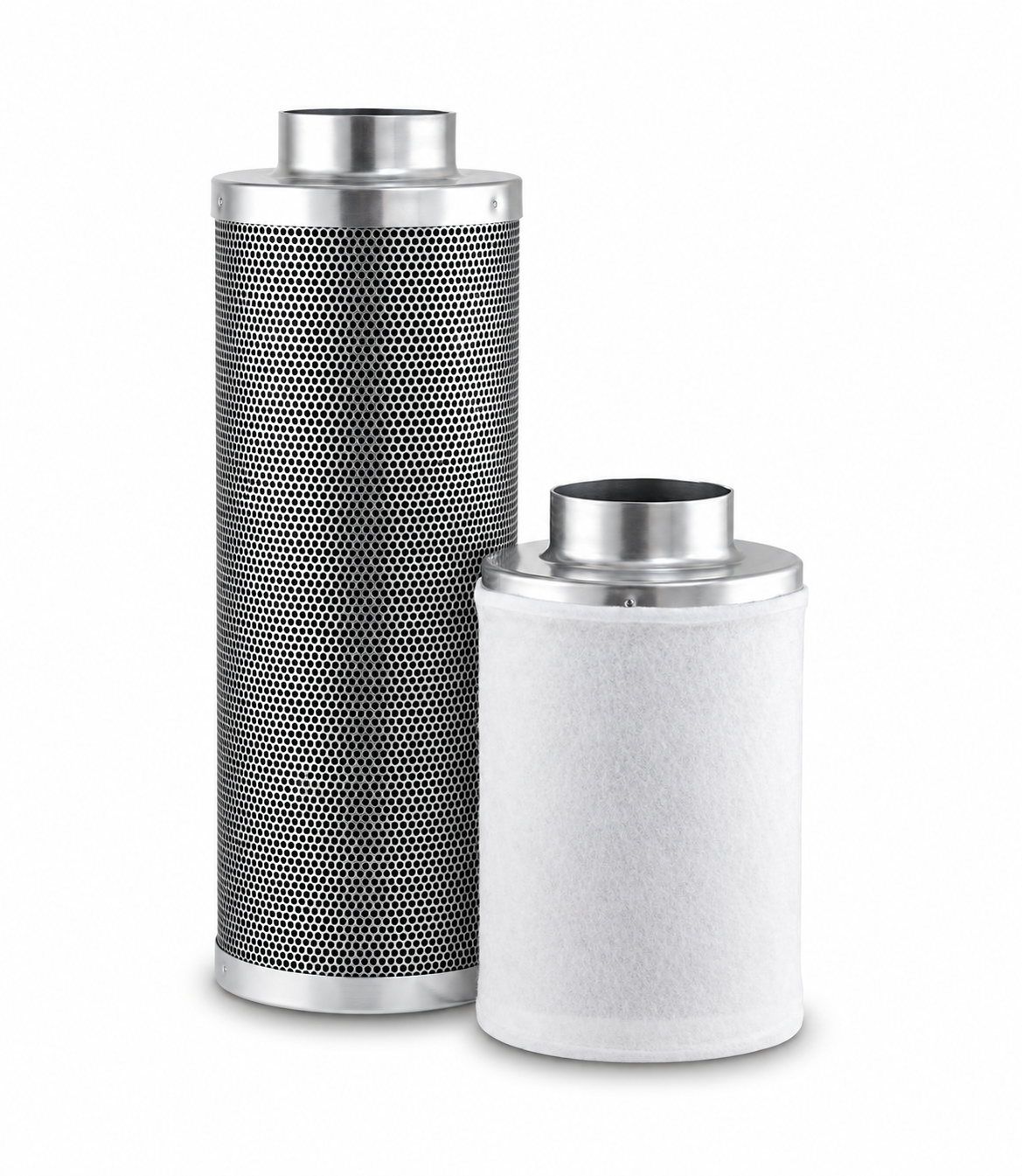 Filtro Cilíndrico de Carbón Activado para Eliminación de Olores en Cultivos de Interior, Purificación de Aire y Otros Gases