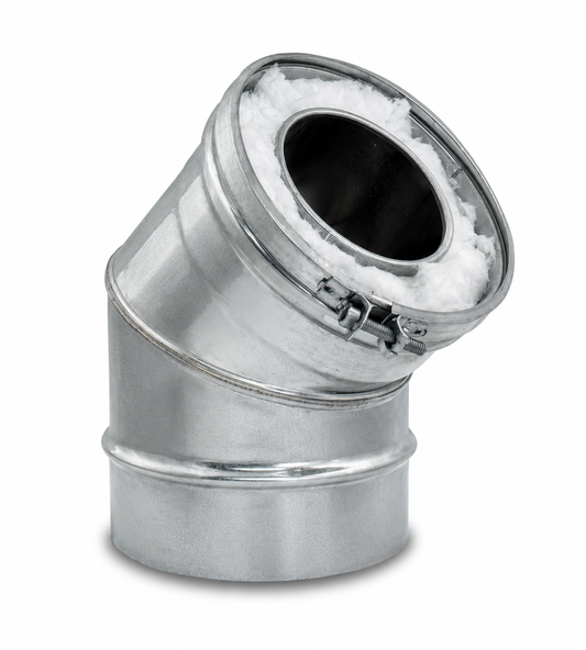 Codo 45º - Serie Modular Aislada Inox EI30