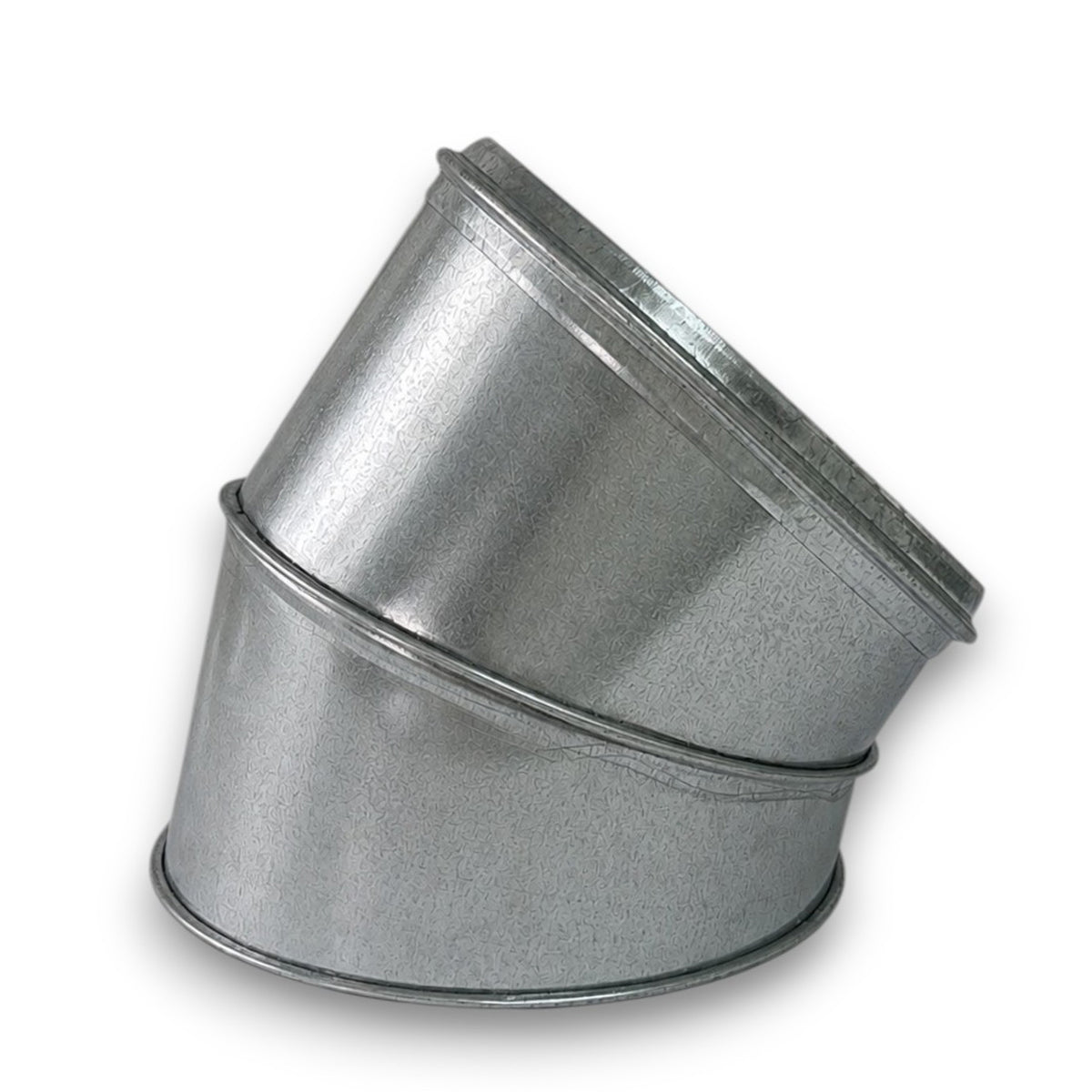 Codo Aislado Doble Pared en Acero Galvanizado - Ángulo 45º - Serie Modular Aislada