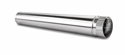 Tubo para chimeneas en Acero Inoxidable Longitud 1 m - Serie lisa