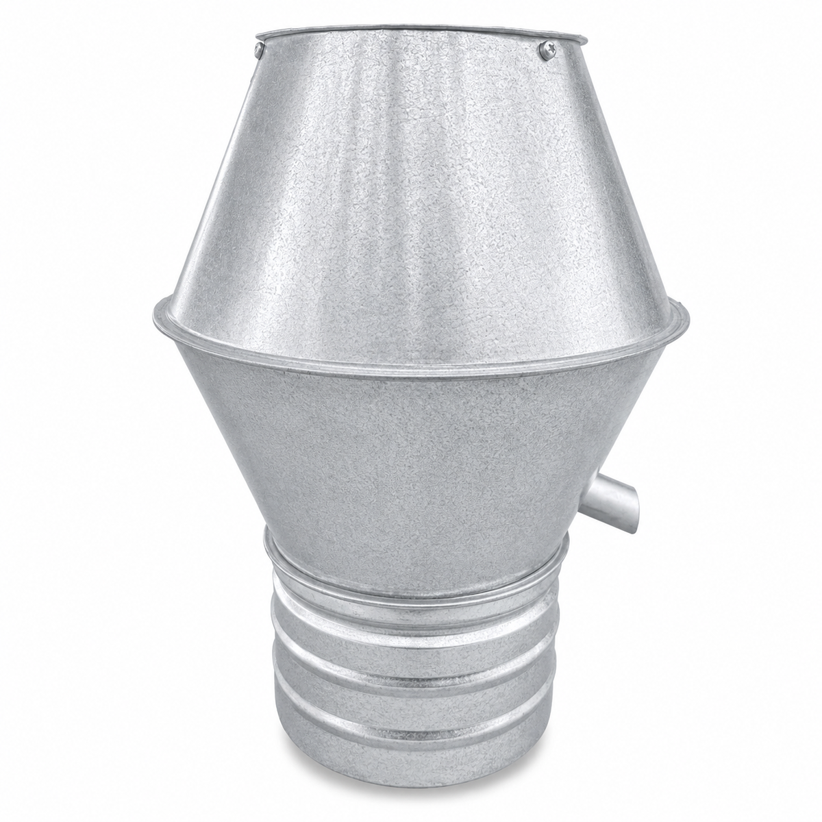 Sombrerete Tipo JET para Conductos en Acero Galvanizado - Serie Lisa y Helicoidal