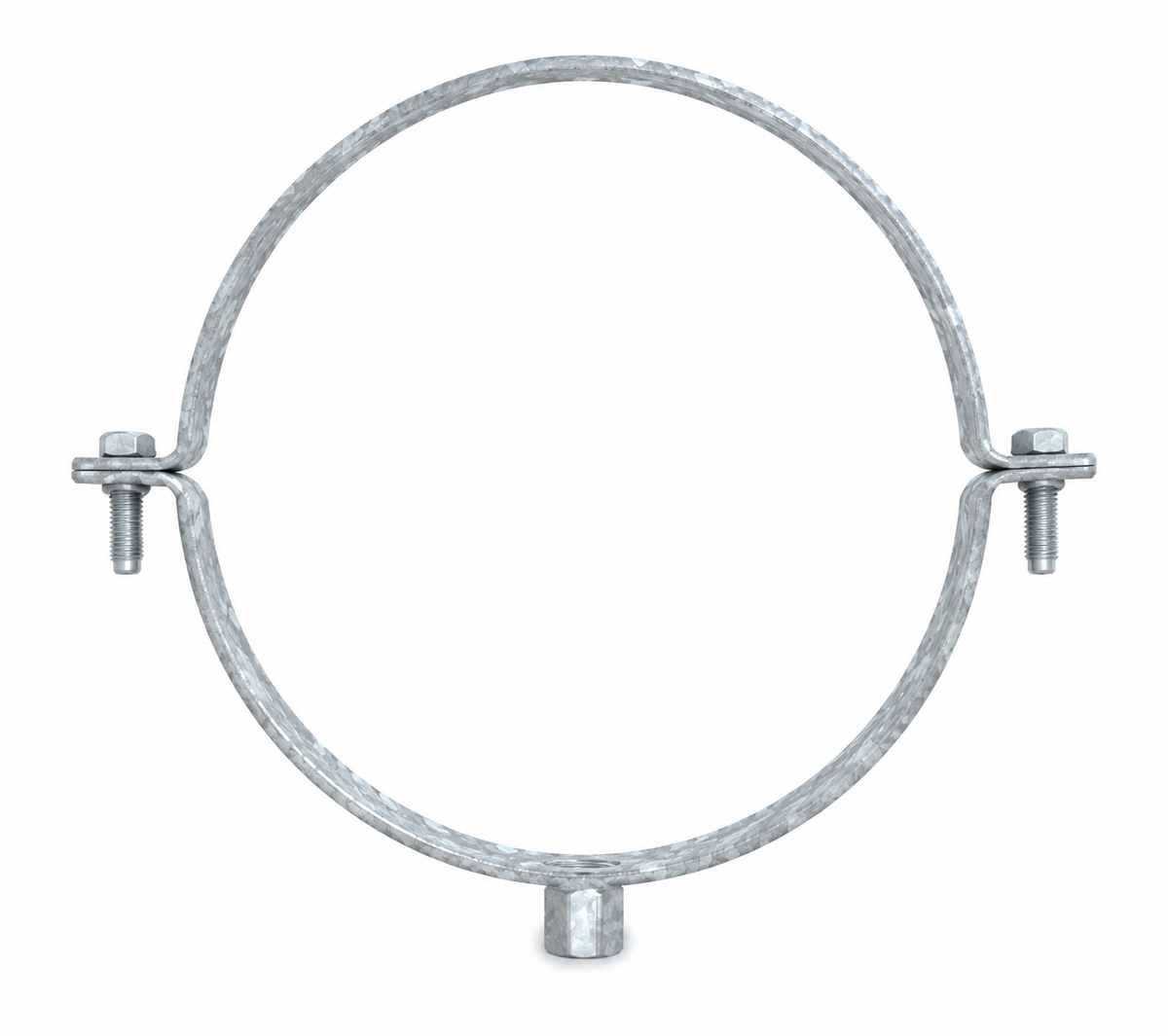 Abrazadera de Fijación Reforzada - Serie Lisa y Helicoidal Acero Galvanizado
