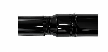 Reducción para chimeneas en Acero Negro Vitrificado - Serie Lisa