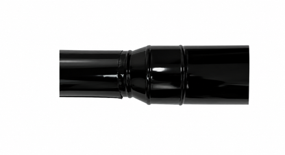 Reducción para chimeneas en Acero Negro Vitrificado - Serie Lisa