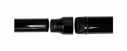 Reducción para chimeneas en Acero Negro Vitrificado - Serie Lisa
