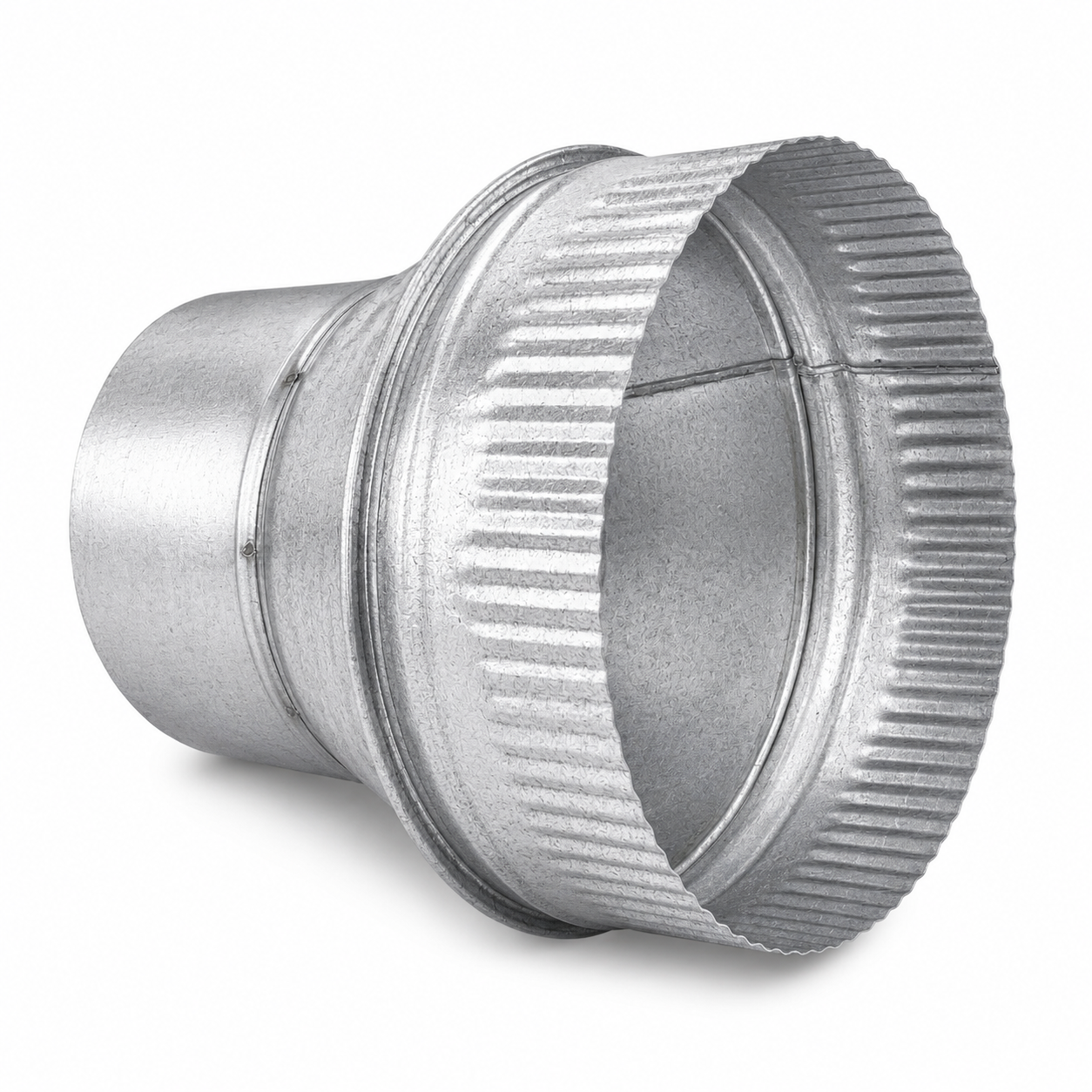 Ampliación para chimeneas en Acero Galvanizado - Serie Lisa