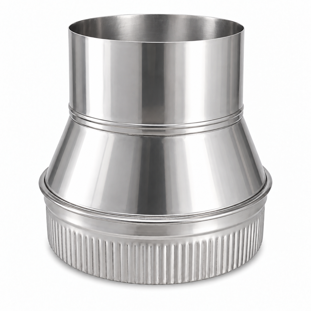 Ampliación para chimeneas en Acero Inoxidable - Serie Lisa