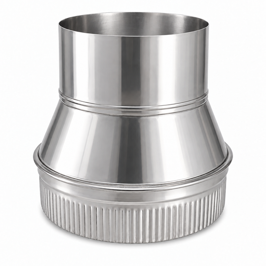 Ampliación para chimeneas en Acero Inoxidable - Serie Lisa