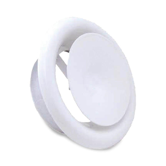 Boca de Impulsión para Ventilación en Aluminio Blanco