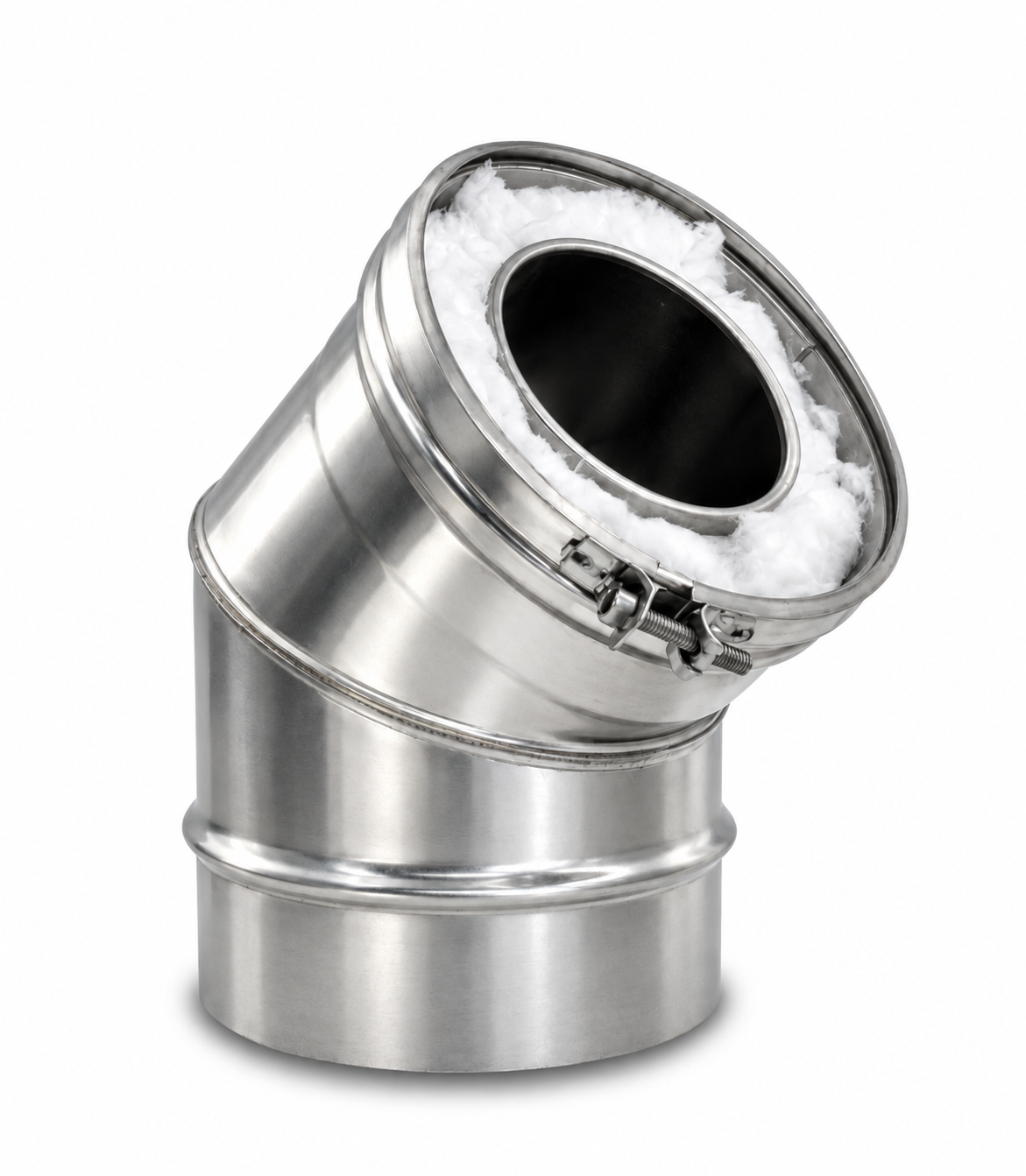 Codo 45º - Serie Modular Aislada Inox EI30