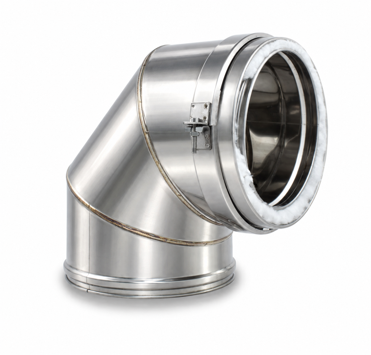 Codo 90º - Serie Modular Aislada Inox EI30