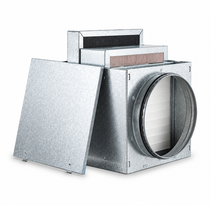 Caja Portafiltros de Acero Galvanizado para Filtros de Panel