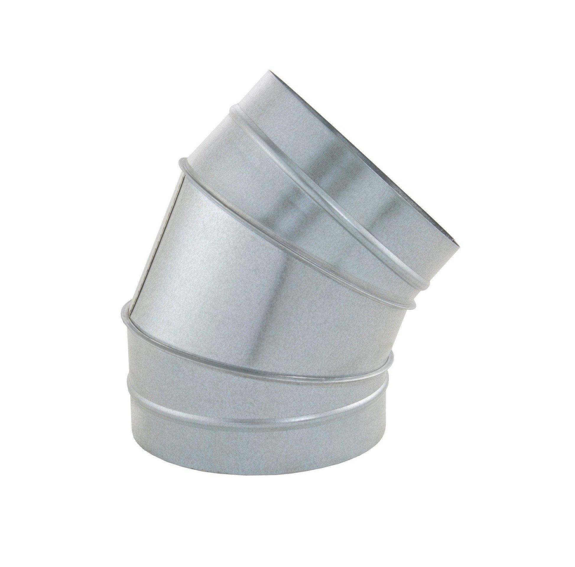 Codo de 45º en Acero Galvanizado - Serie Helicoidal