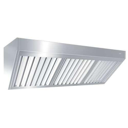 Campana Extractora Industrial Modelo Económico en Acero Inoxidable para Pared o Central a Techo