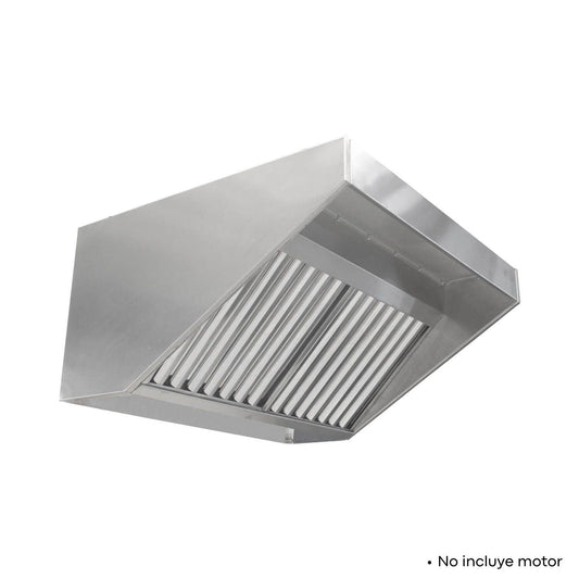 Campana Extractora Industrial Modelo Visera en Acero Inoxidable para Pared o Central a Techo