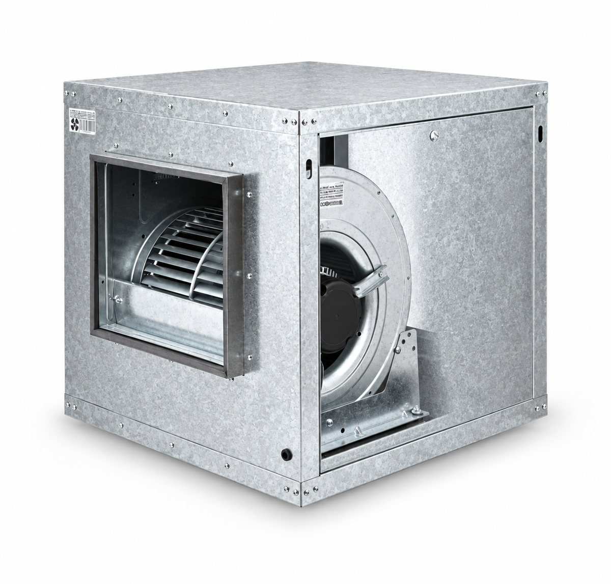 Caja de Ventilación con Turbina Extractora Ventilador Centrifugo de Doble Aspiracion